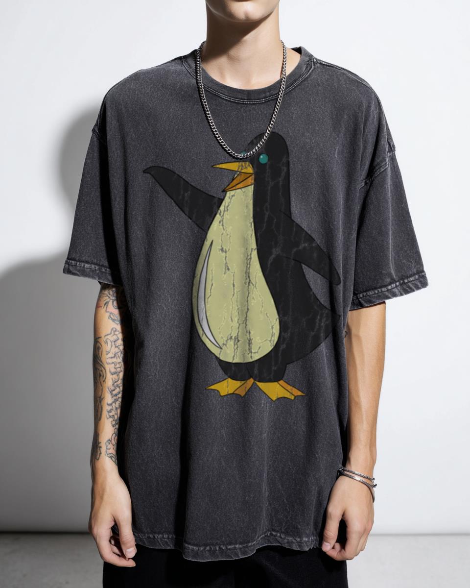 Cute Cartoon Penguin Henry T-Shirt - Nickelodeon Oswald TV Show Animal Art