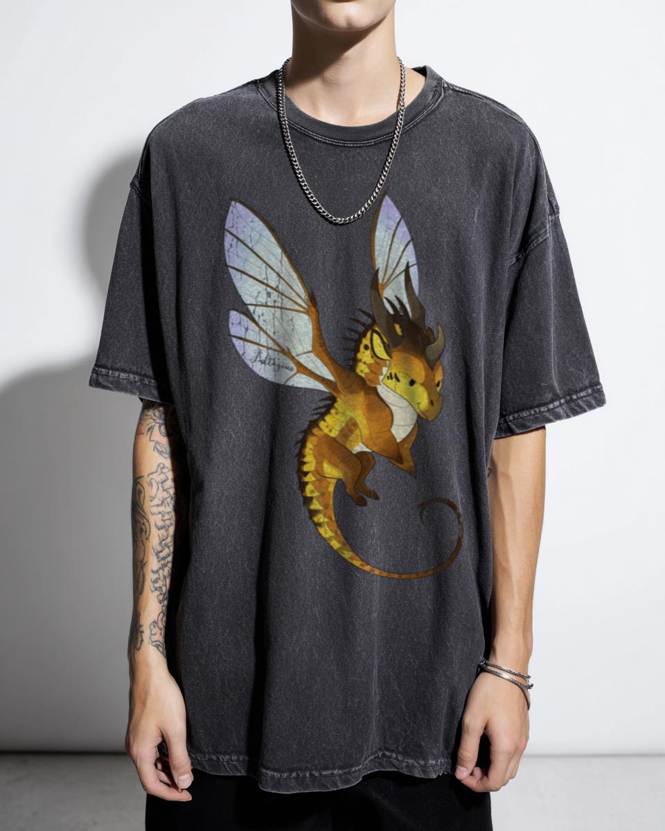 Cute Chibi Hivewing Wings of Fire Dragon T-Shirt - Fantasy Animal Lover Kids