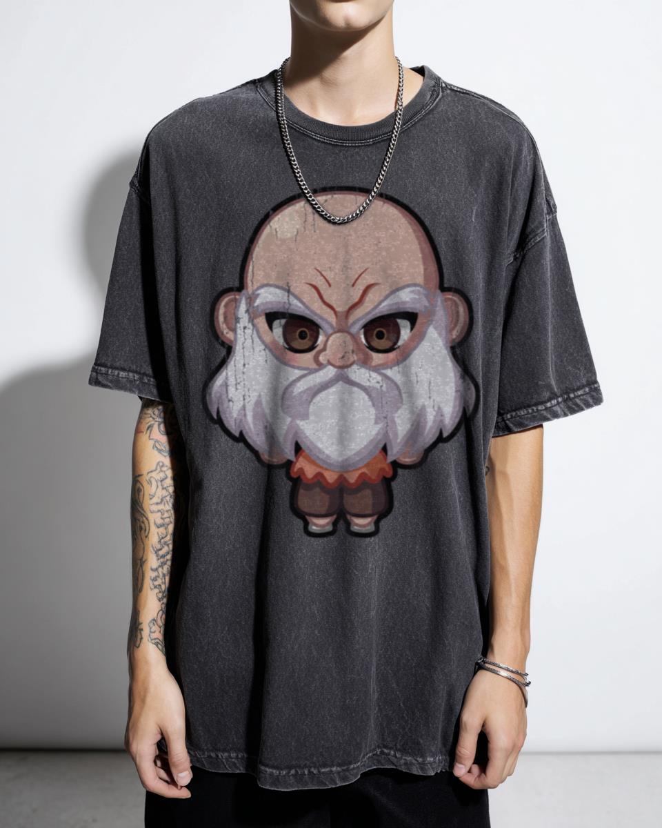 Cute Chibi Master Craftsman Kaseki Sticker Art T-Shirt - Dr. Stone Anime Fan