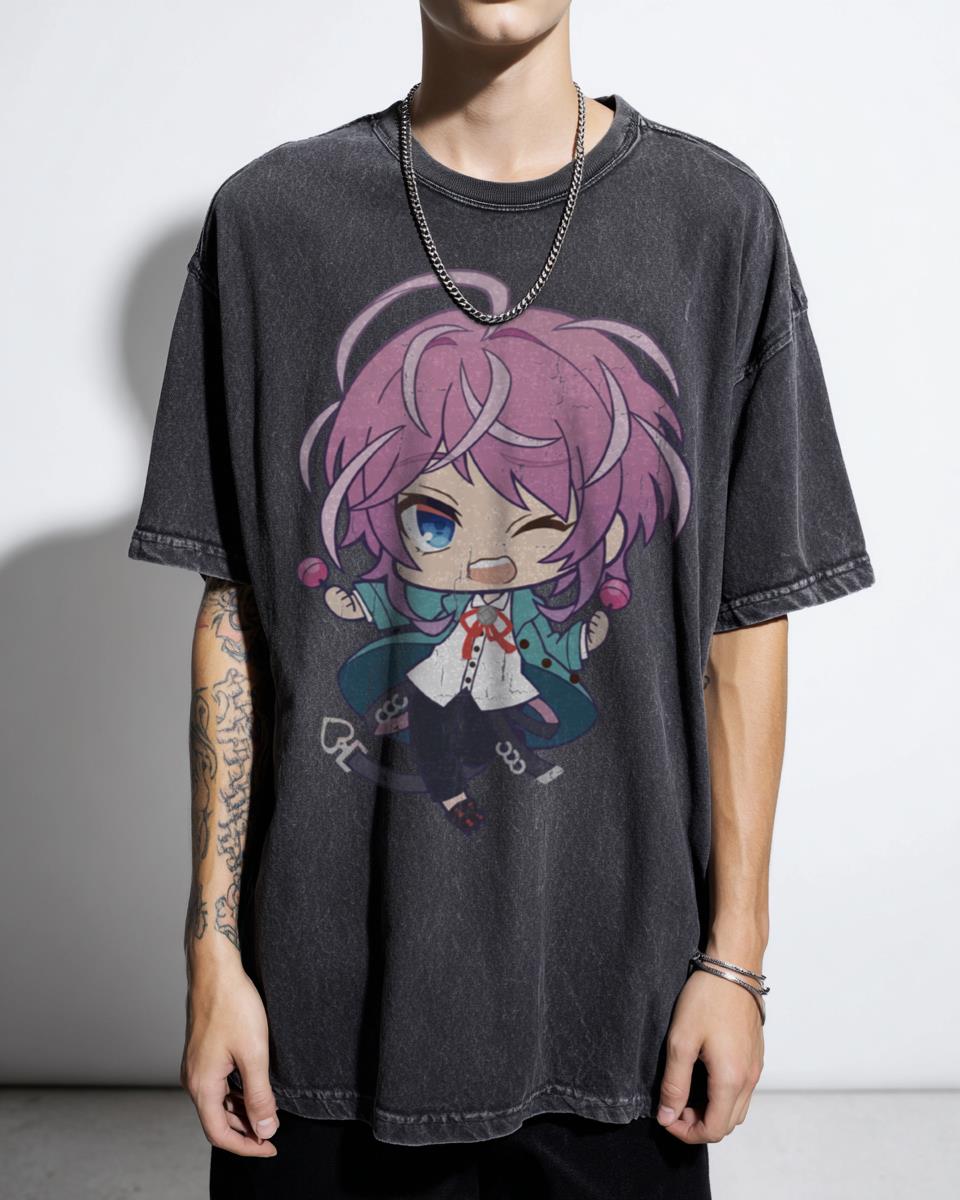 Cute Chibi Ramuda Amemura Hypnosis Mic T-Shirt - J-Pop Anime Fan Unisex
