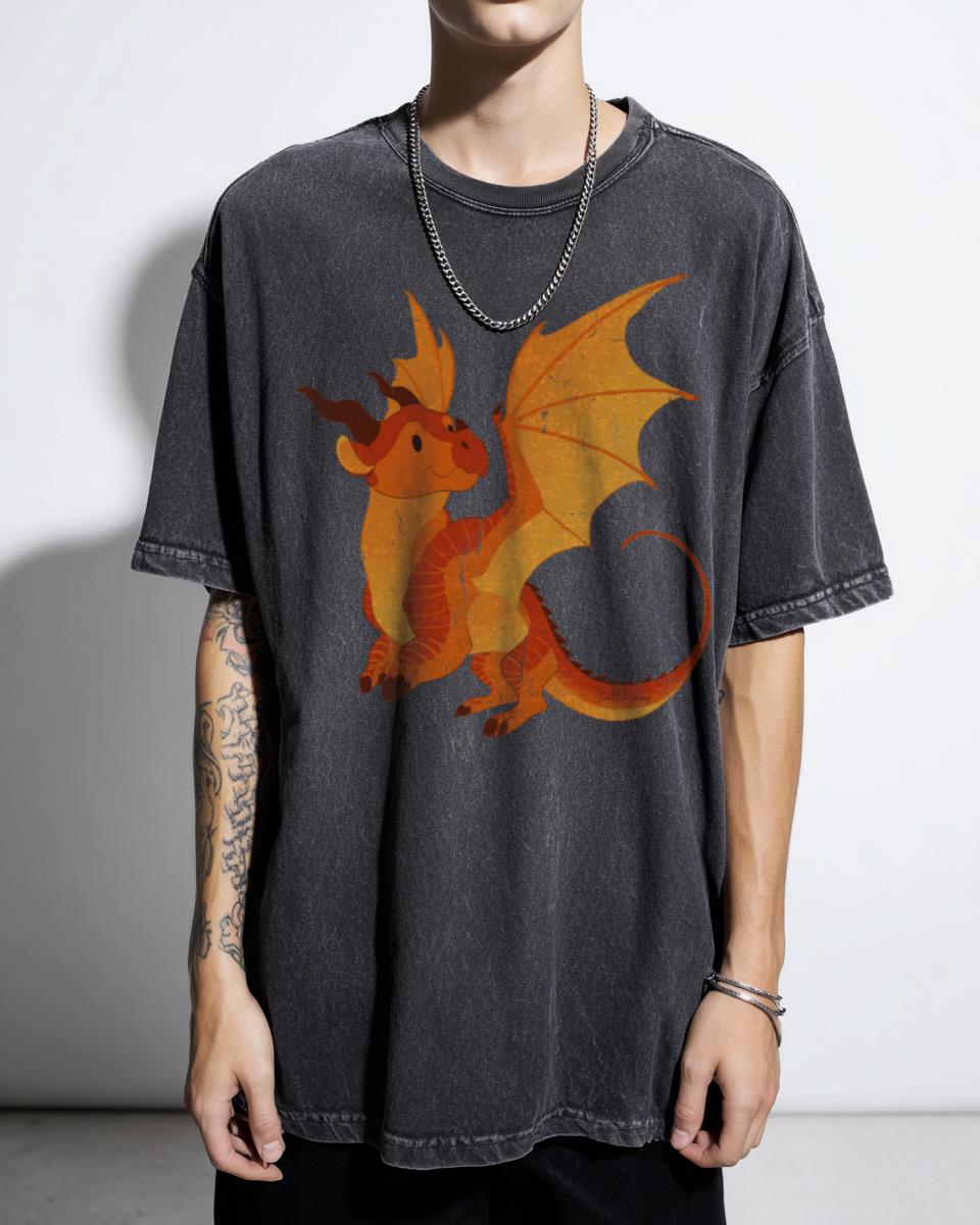 Cute Chibi Skywing Dragon T-Shirt - Wings of Fire Baby Fantasy Animal Unisex