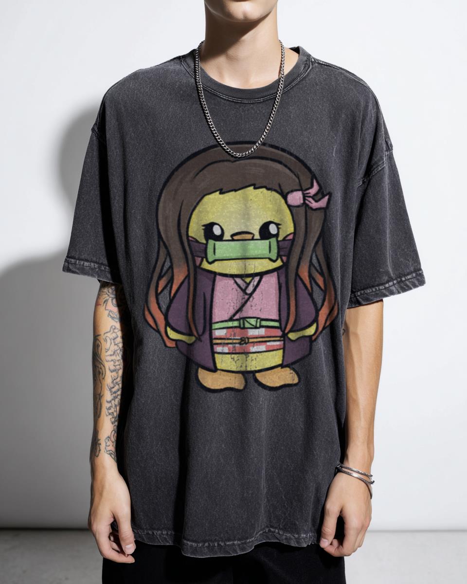 Cute Duck Nezuko Demon Slayer Tee | Anime Costume Fan Art Shirt