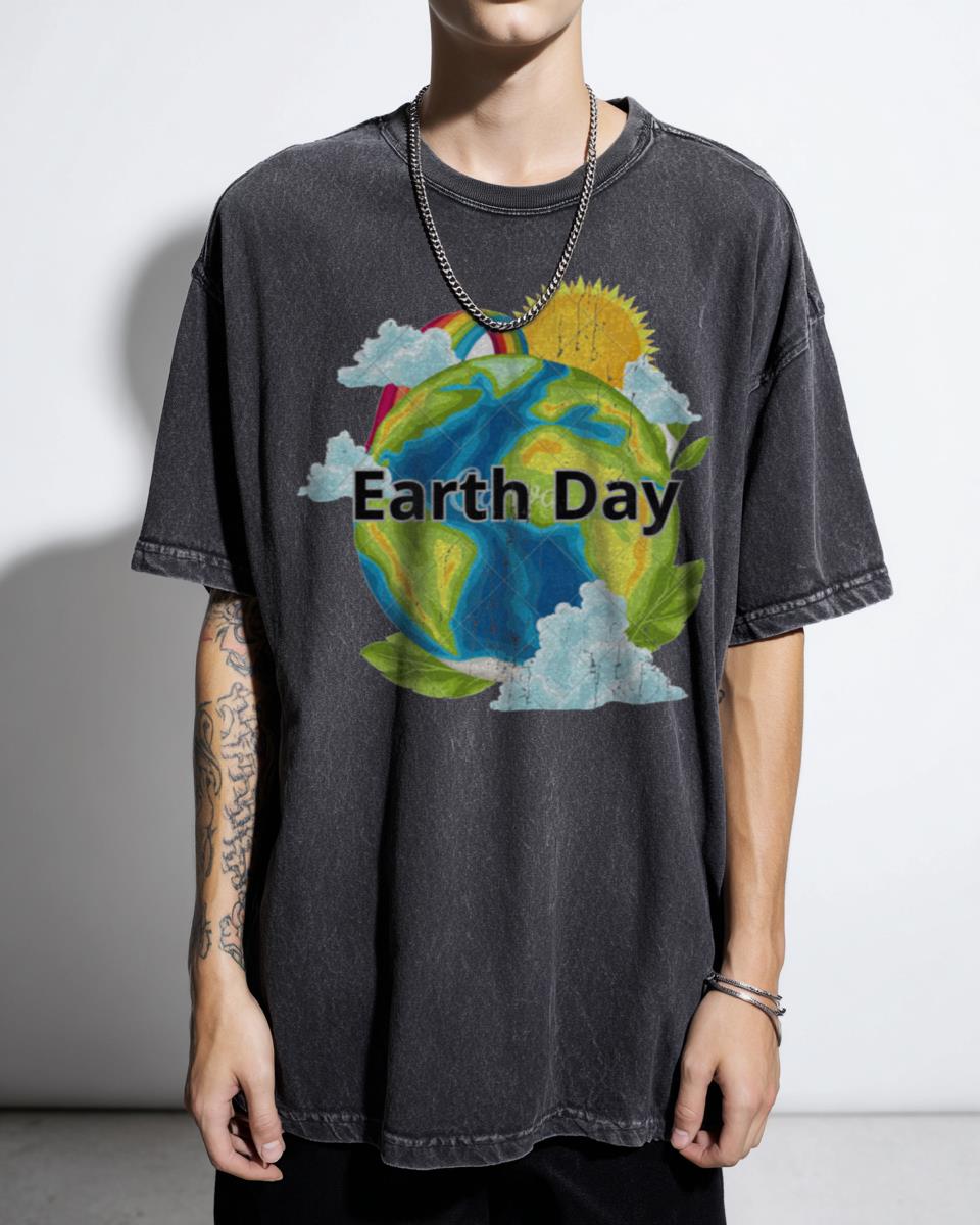 Cute Earth Day Environment Planet T-Shirt - Climate Change Awareness Apparel