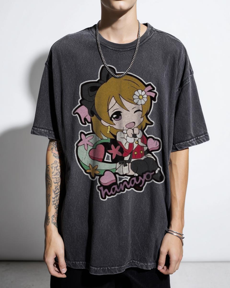 Cute Hanayo Koizumi Chibi Kawaii Anime T-Shirt - Love Live School Idol Project