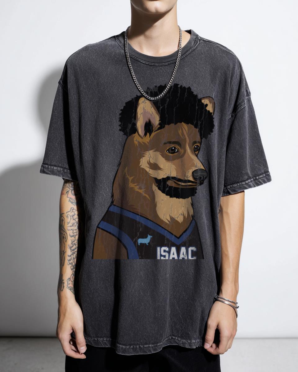 Cute Jonathan Isaac Corgi Dog T-Shirt - Orlando Pets Animal Lover Unisex