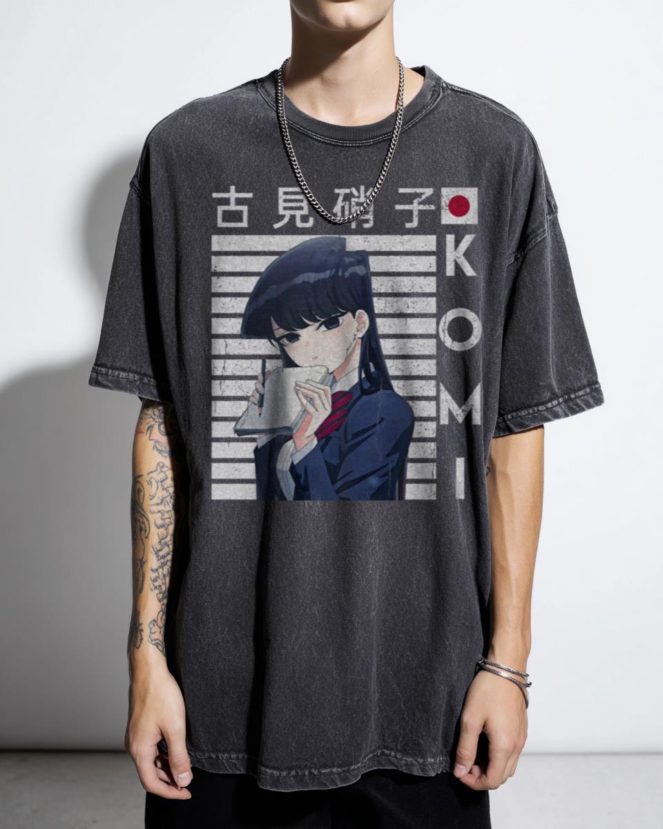 Cute Komi San Manga Style T-Shirt - Komi Can't Communicate Anime Merch Unisex