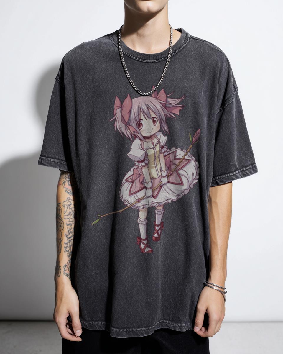 Cute Madoka Kaname T-Shirt | Puella Magi Anime Graphic Tee
