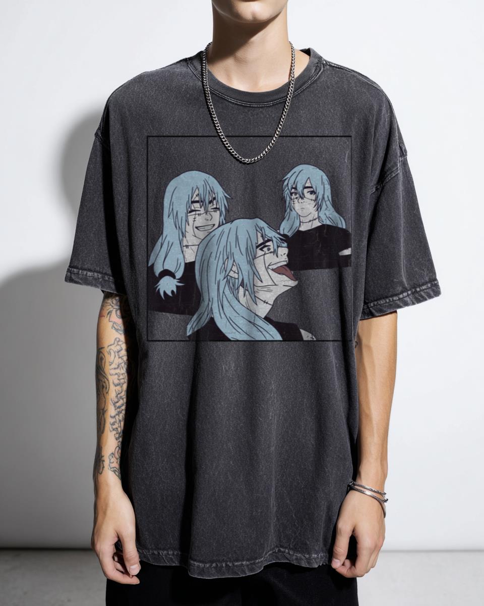 Cute Mahito Jujutsu Kaisen Unofficial Merch T-Shirt - JJK Villain Fanart