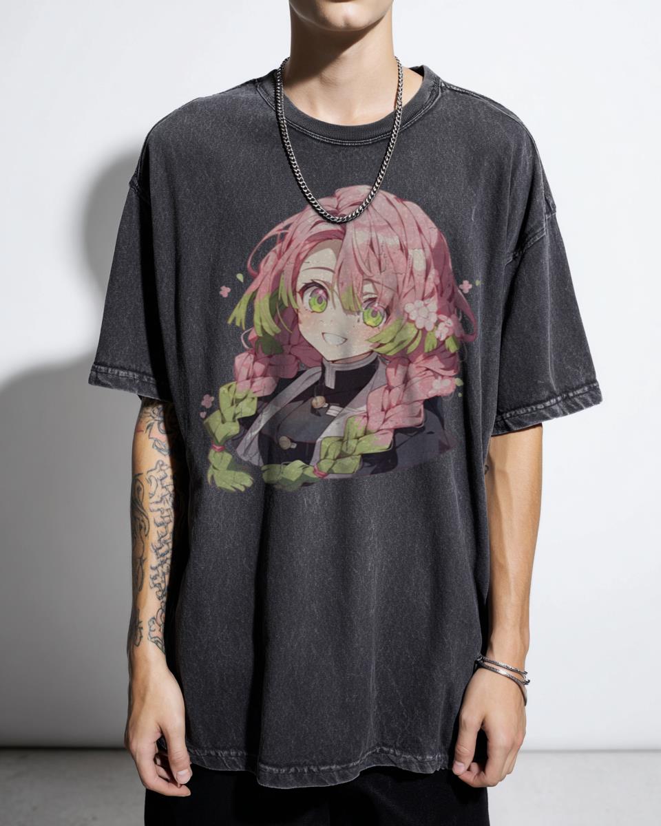 Cute Mitsuri Love Slayer T-Shirt - Demon Slayer Anime Girl Fan Art