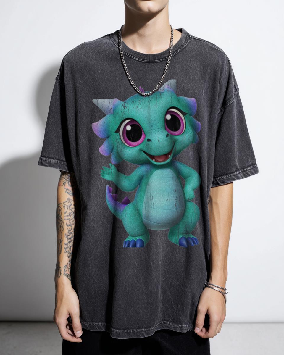 Cute Nazboo Dragon Shimmer and Shine T-Shirt - Kids Cartoon Fan Apparel