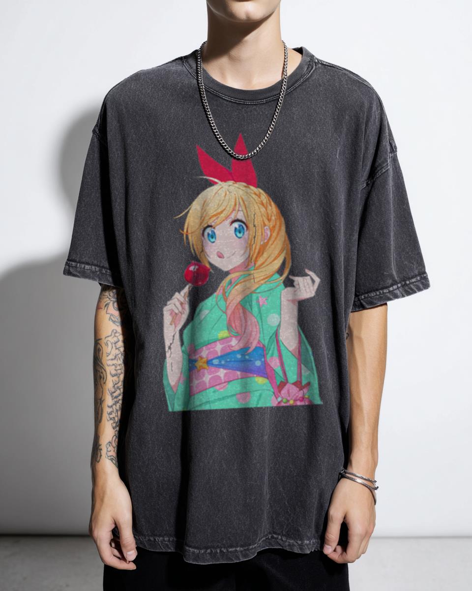 Cute Nisekoi Chitoge Kirisaki Anime Girl T-Shirt - False Love Manga Art