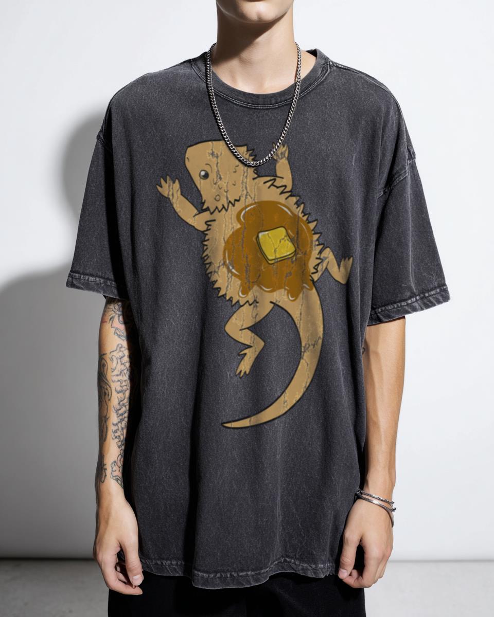 Cute Pancake Bearded Dragon Pet T-Shirt - Funny Reptile Lizard Animal Lover Tee