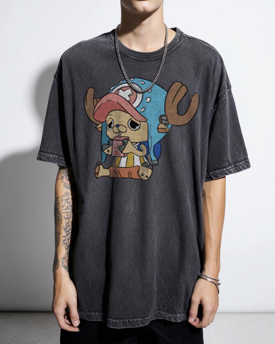 Cute Strawberry Milk Tony Tony Chopper T-Shirt - One Piece Anime Fan Unisex