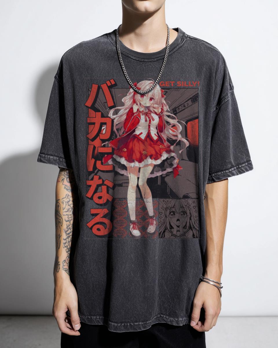 Cute Urban Anime Girl T-Shirt - Japanese Street Fashion Kawaii Style