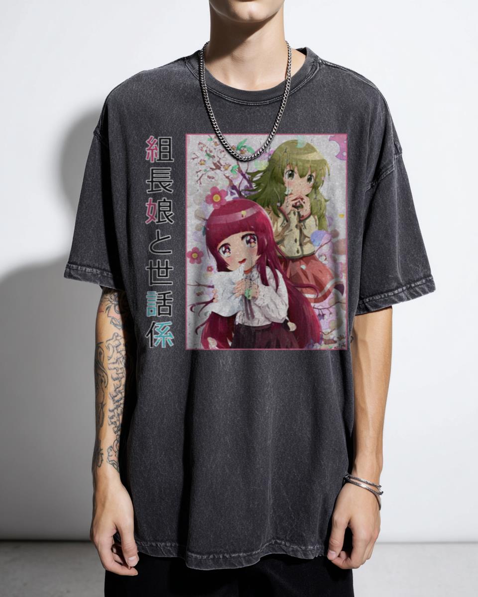 Cute Yaeka Sakuragi Anime Girl T-Shirt - The Yakuza's Guide to Babysitting Fan Art for Teens