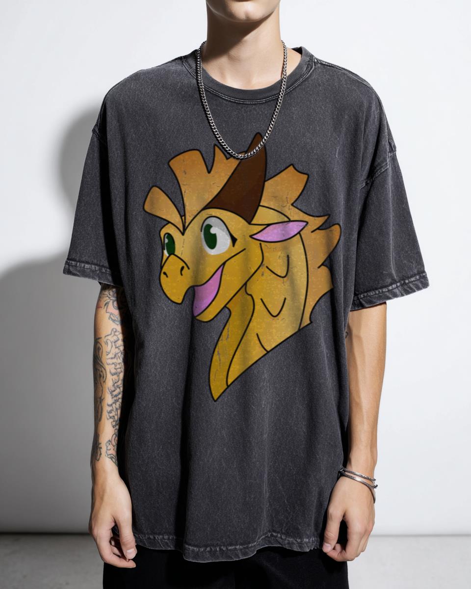 Cute Yellow Gold Dragon Sunny T-Shirt - Wings of Fire Inspired Art