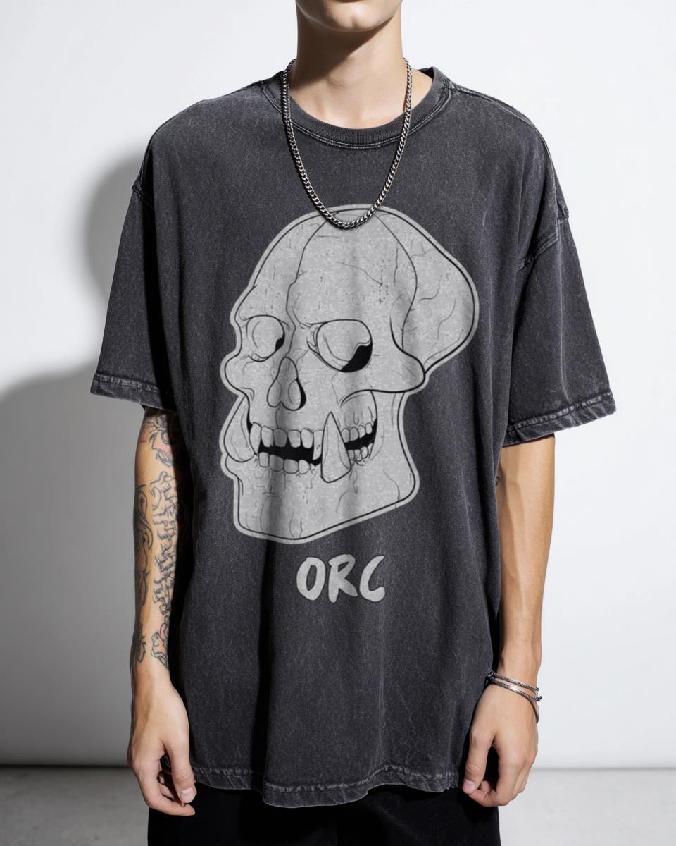 D&D Orc Skull T-Shirt | Fantasy Monster Graphic Tee
