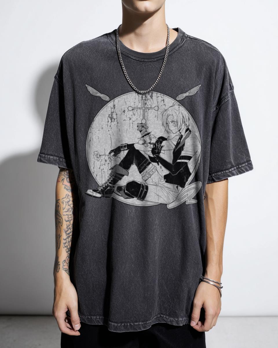 D.Gray-man Allen Walker T-Shirt | Crown Clown Anime Manga Tee