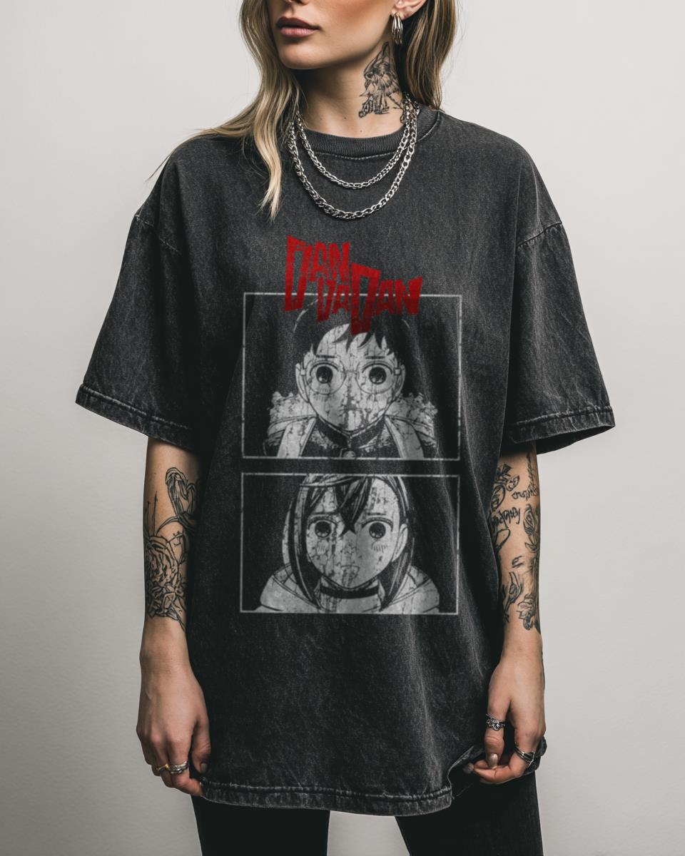 Dandadan Anime Okarun Momo Ayase T-Shirt | Manga Graphic Tee