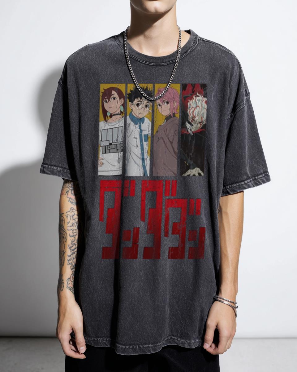 Dandadan Manga Panel Art T-Shirt - Japanese Anime Otaku Style Unisex