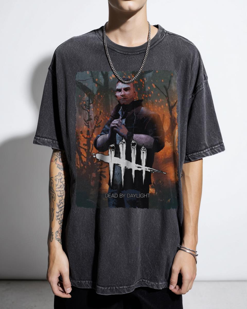 David King Dead by Daylight Horror Game T-Shirt - DBD Survivor Character Fan Art