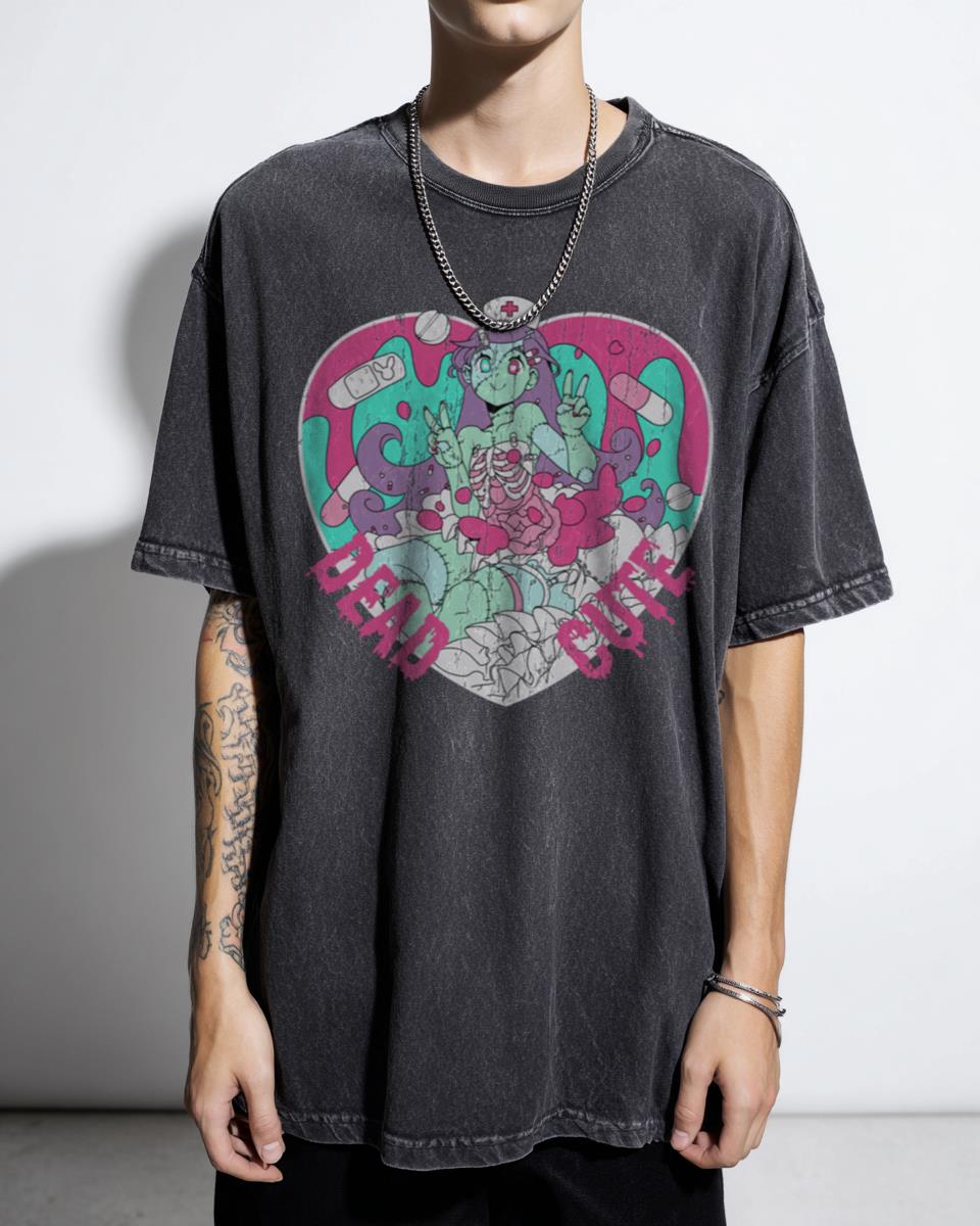 Dead Cute Kawaii Guro T-Shirt | Menhera Visual Kei Aesthetic Tee