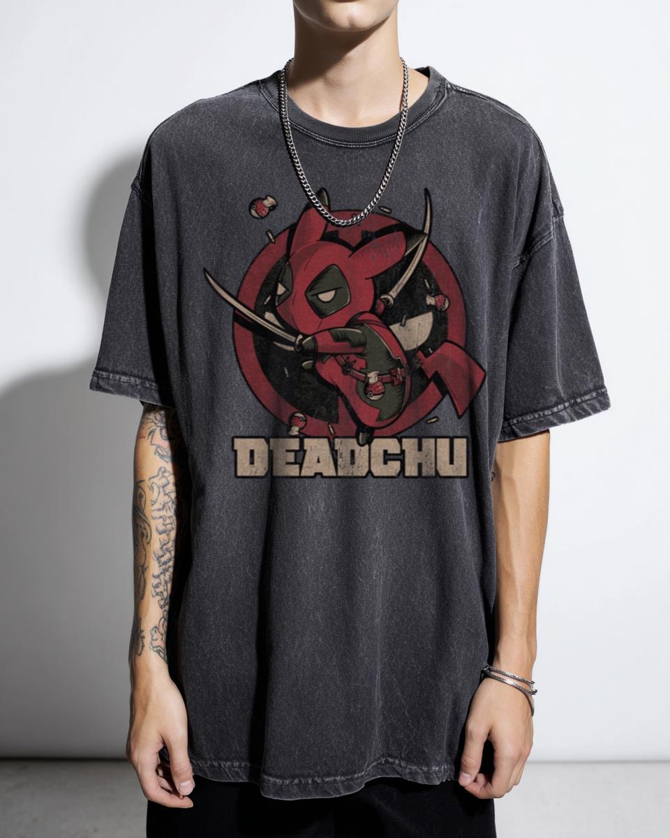 Deadchu Pikapool Crossover Fan Art T-Shirt - Mercenary Anti-Hero