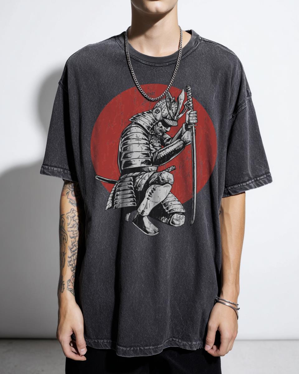 Deadly Japanese Samurai Warrior Katana T-Shirt - Ronin Bushido Martial Arts Tee