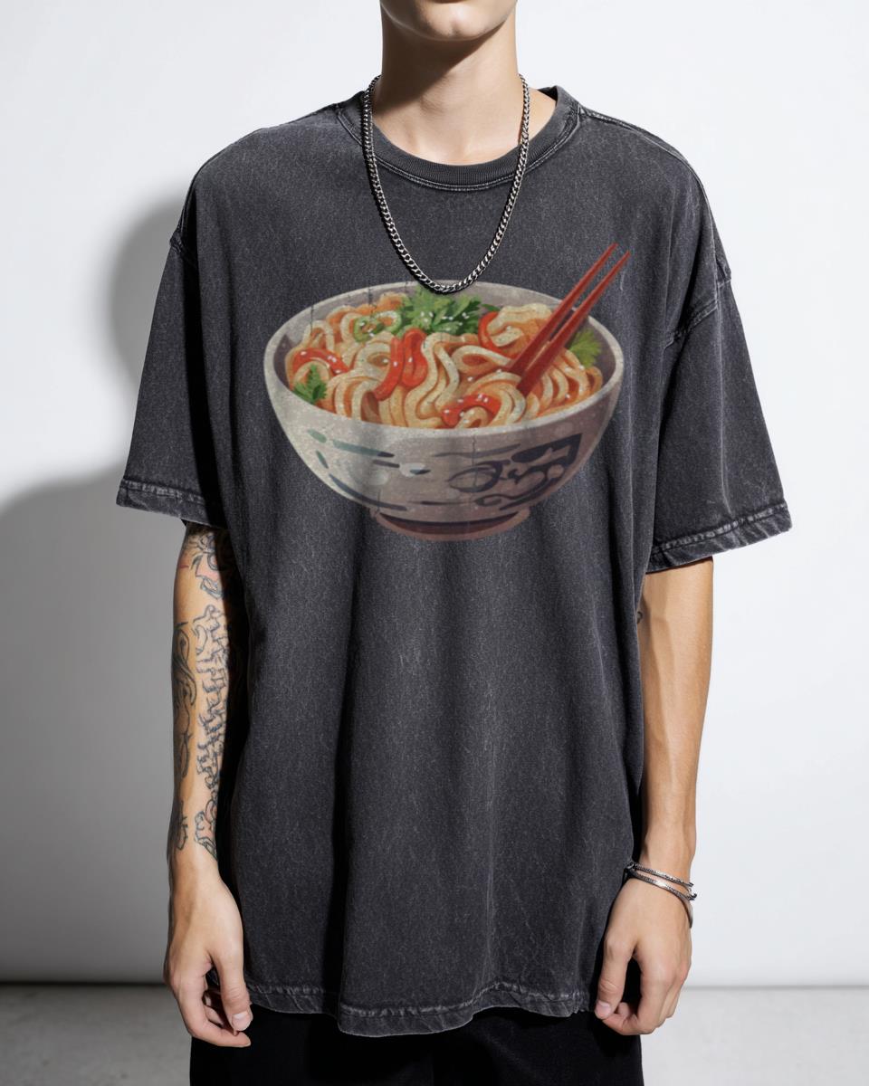 Delicious Udon Bowl Japanese Cuisine T-Shirt - Foodie Ramen Sushi Miso Soup