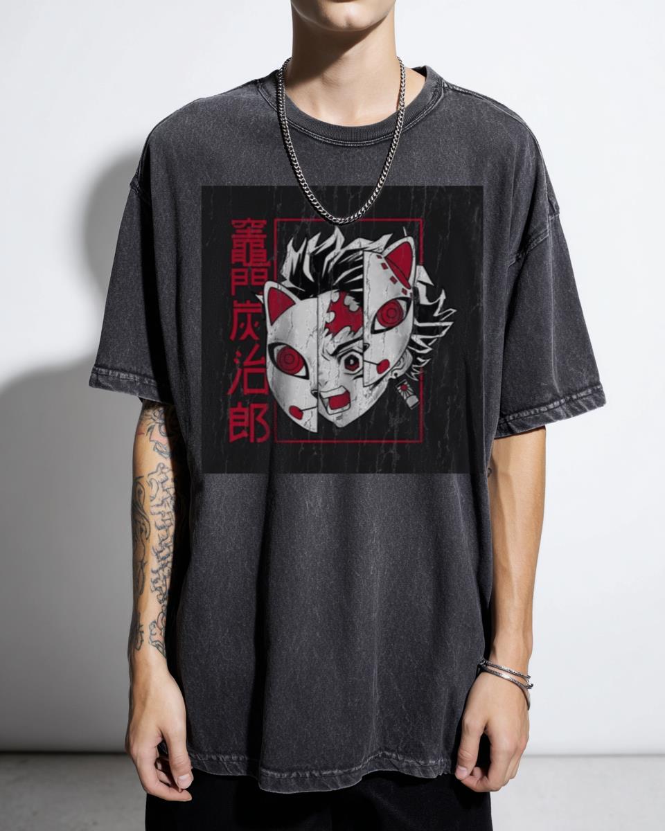 Demon Slayer Anime Manga Logo T-Shirt - Kimetsu no Yaiba Fan Gift