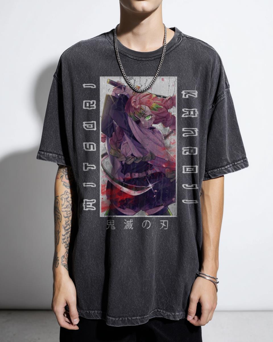 Demon Slayer Mitsuri Kanroji Anime T-Shirt - Love Hashira Fan Art