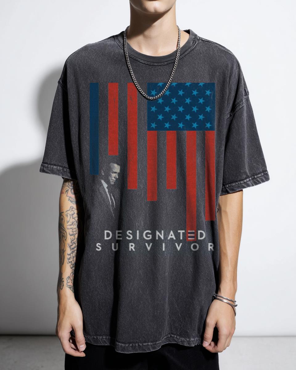 Designated Survivor TV Series Logo T-Shirt - Political Thriller Fan Unisex