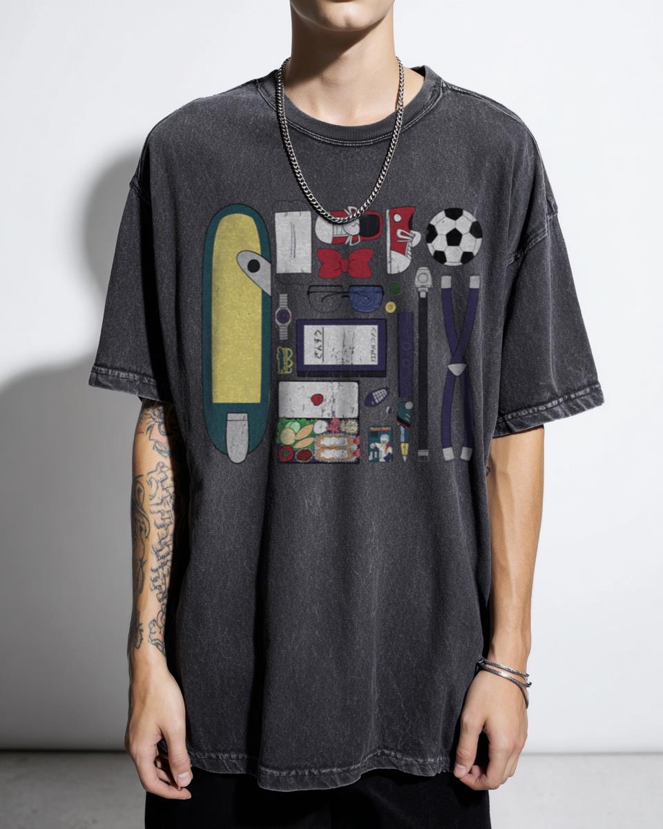 Detective Conan Gadgets T-Shirt | Anime Tech Fan Art Cool