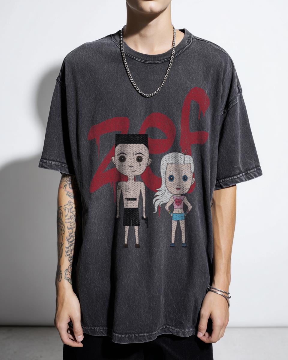 Die Antwoord T-Shirt | Yolandi Visser Cartoon Style Music Graphic Tee