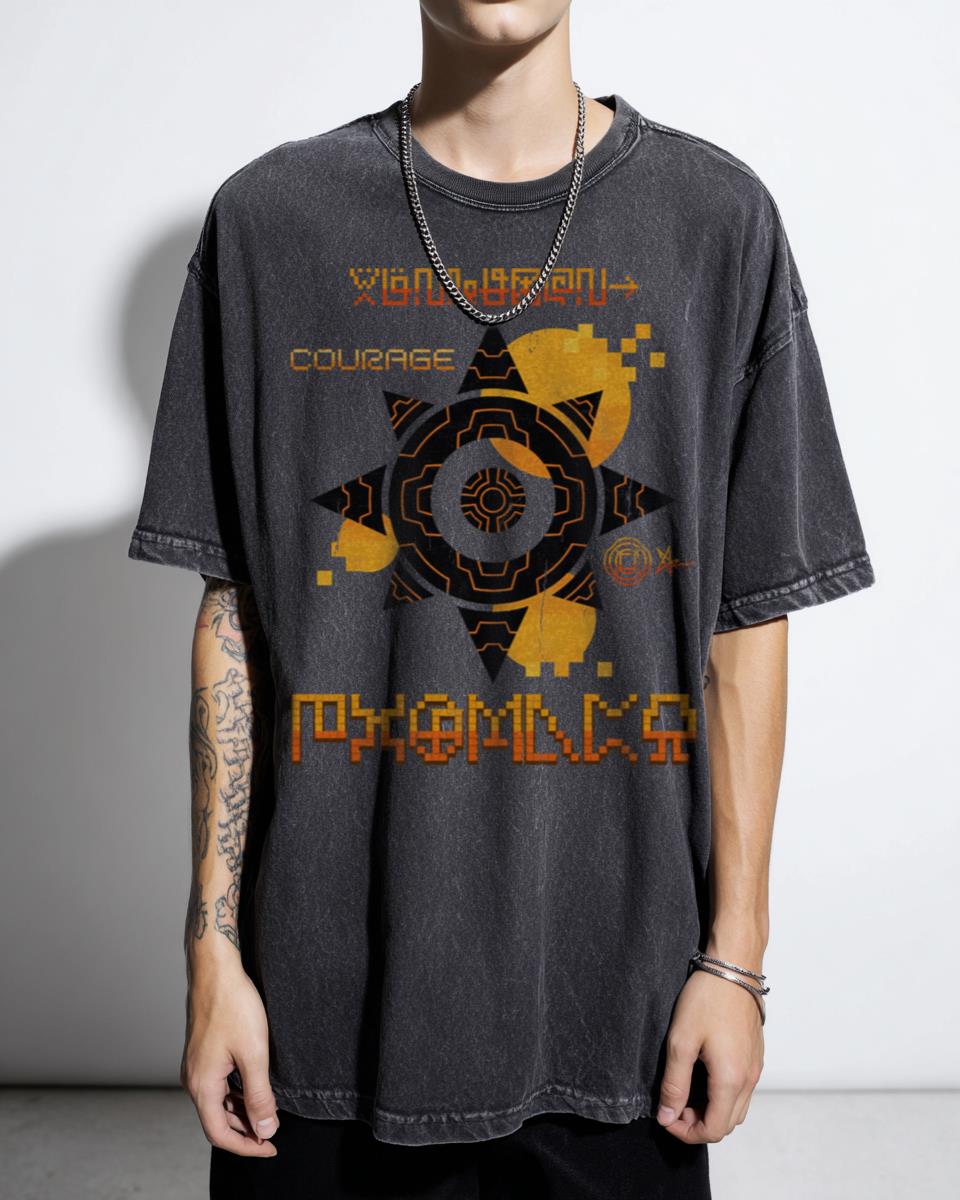 Digimon Courage Symbol T-Shirt - 90s Anime Digital Monsters Fan