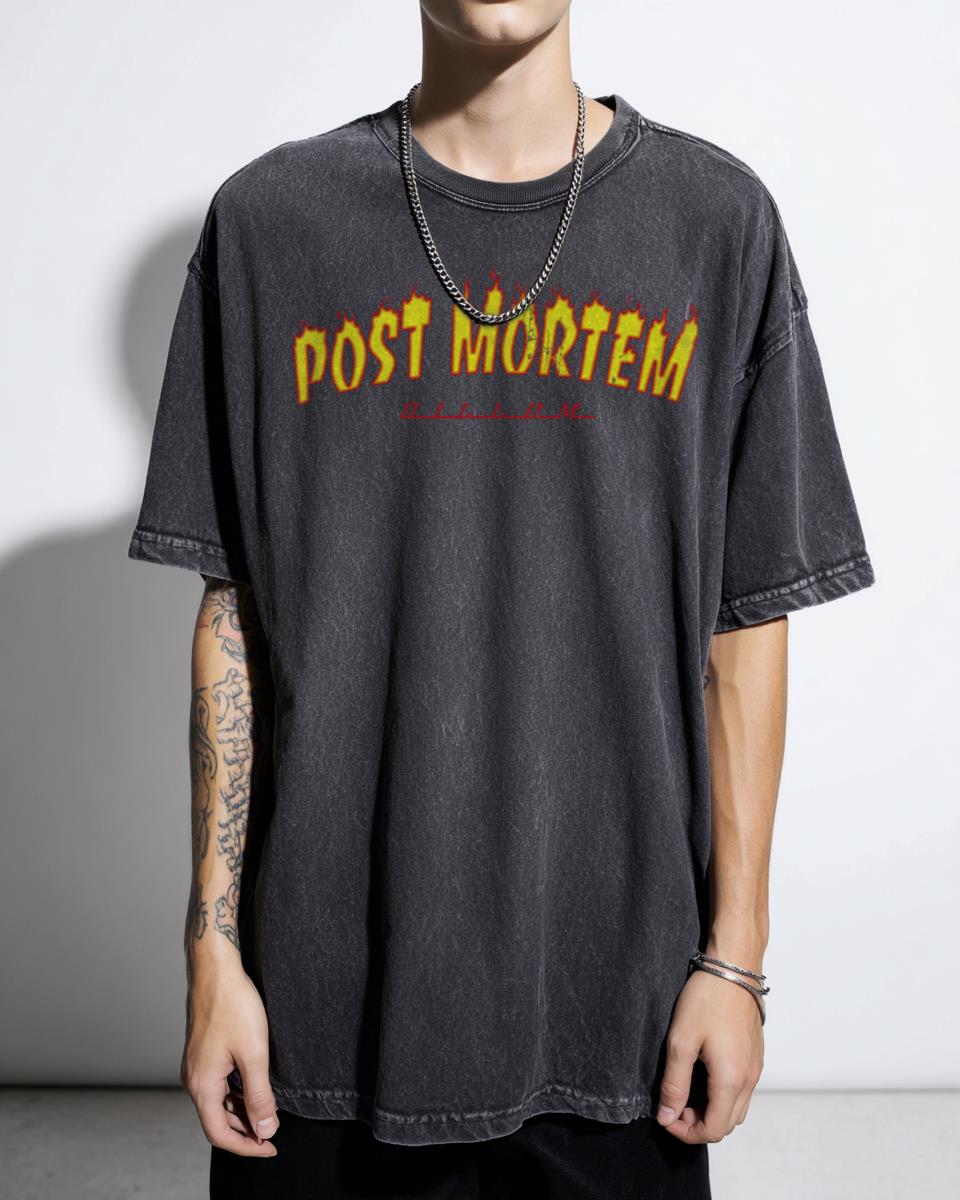 Dillom Post Mortem Thrasher T-Shirt - Argentina Trap Music Fan Unisex