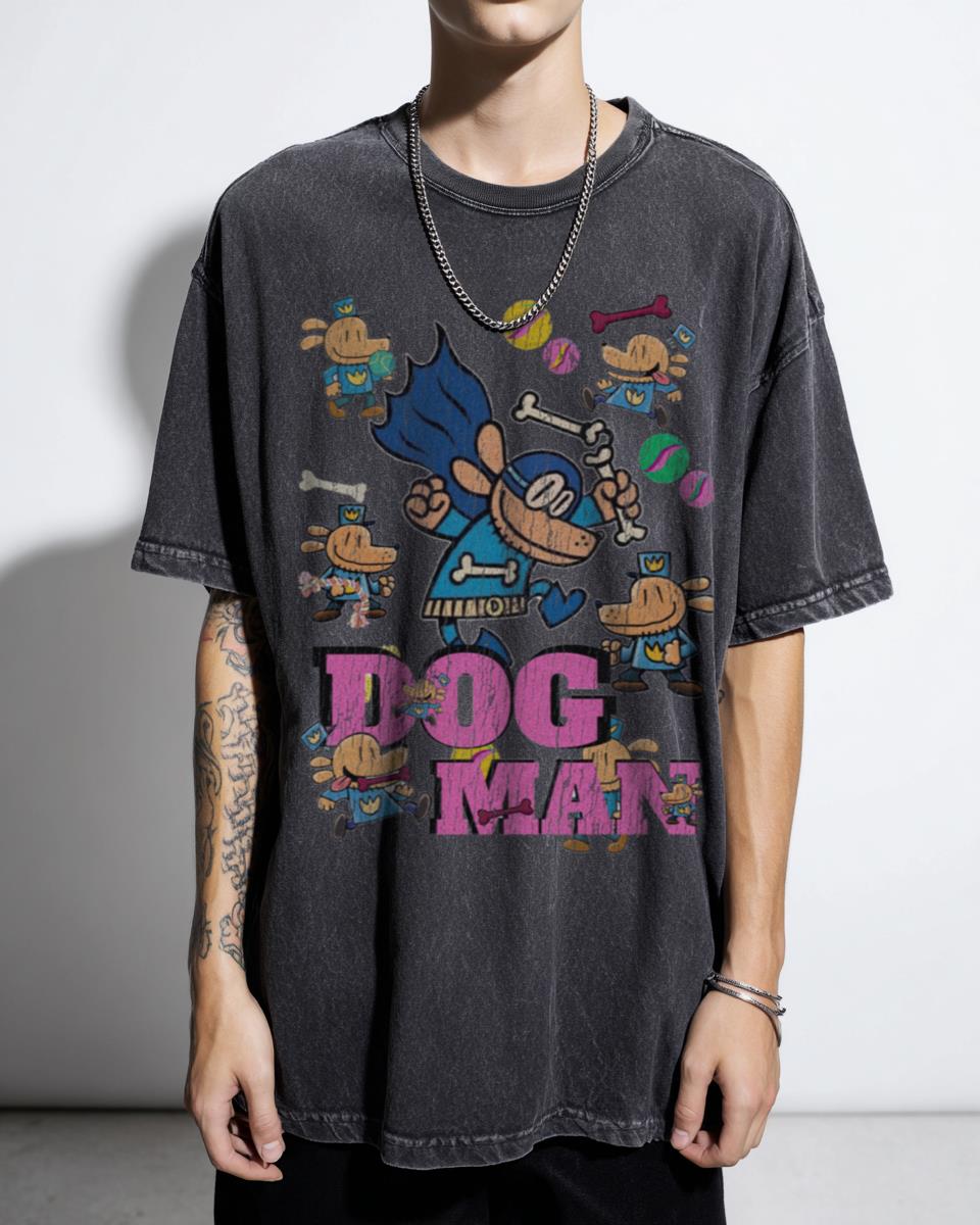 Dogman T-Shirt | Kids Cartoon Book Character Tee
