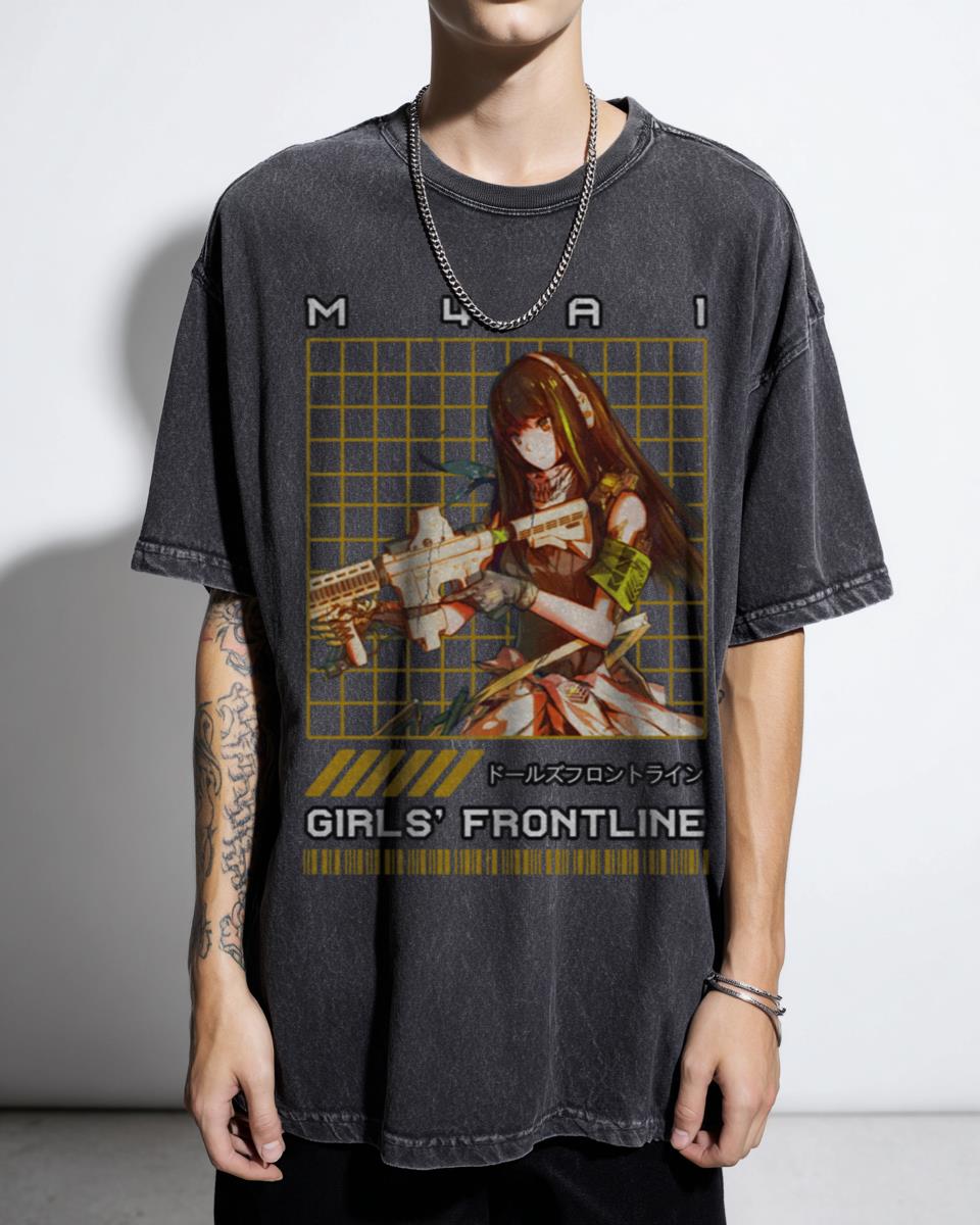 Dolls Frontline M4A1 Anime T-Shirt | Girls Frontline Waifu Tee
