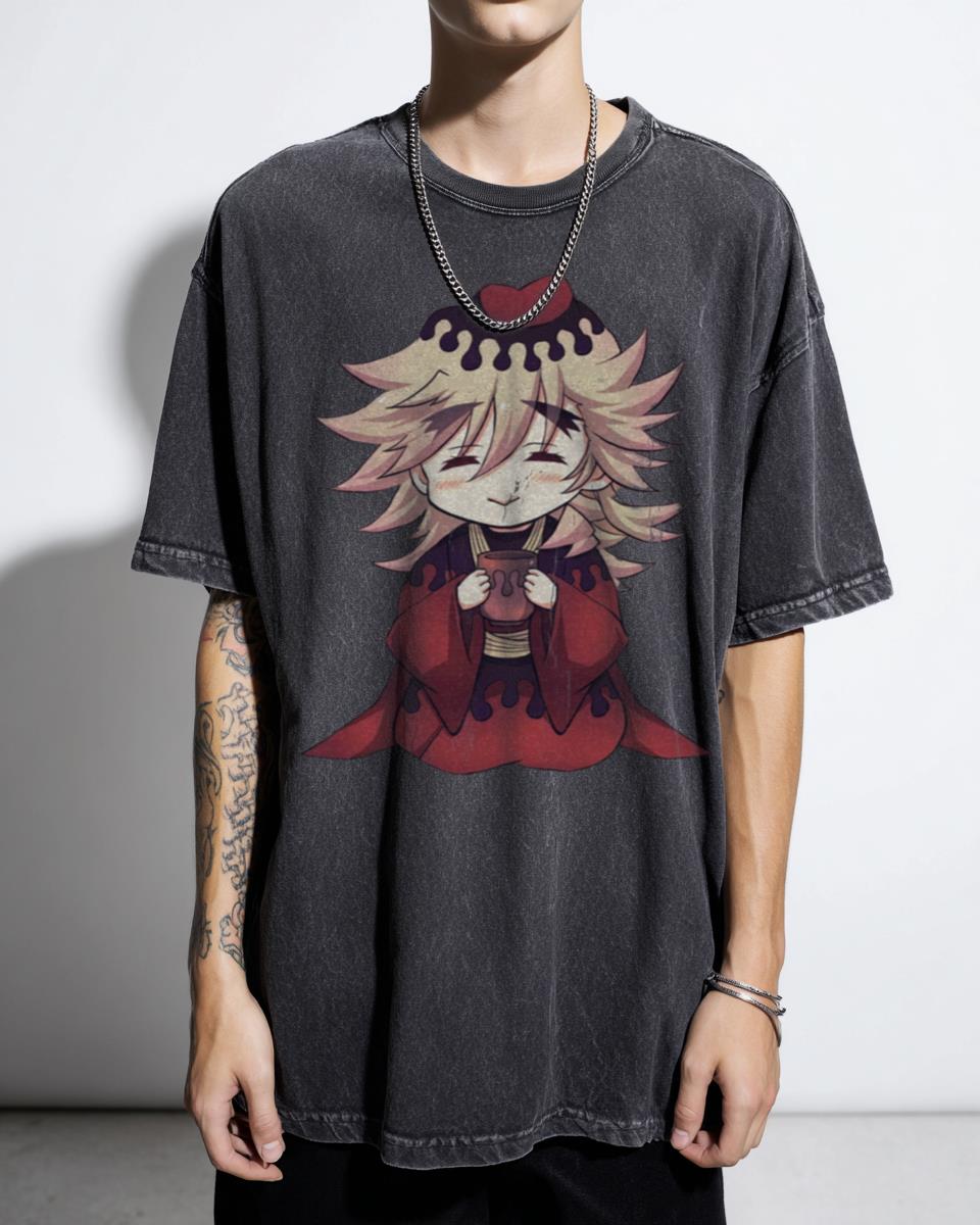 Doma Upper Moon 2 Anime T-Shirt - Demon Slayer Kizuki Douma Fan Art