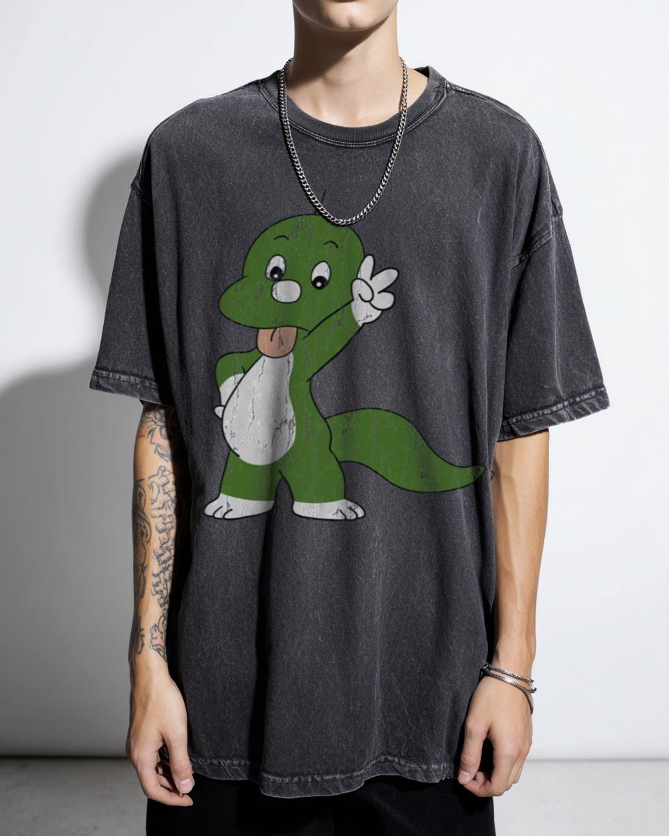 Dooly the Little Dinosaur Korean Cartoon T-Shirt - Retro Anime Peace