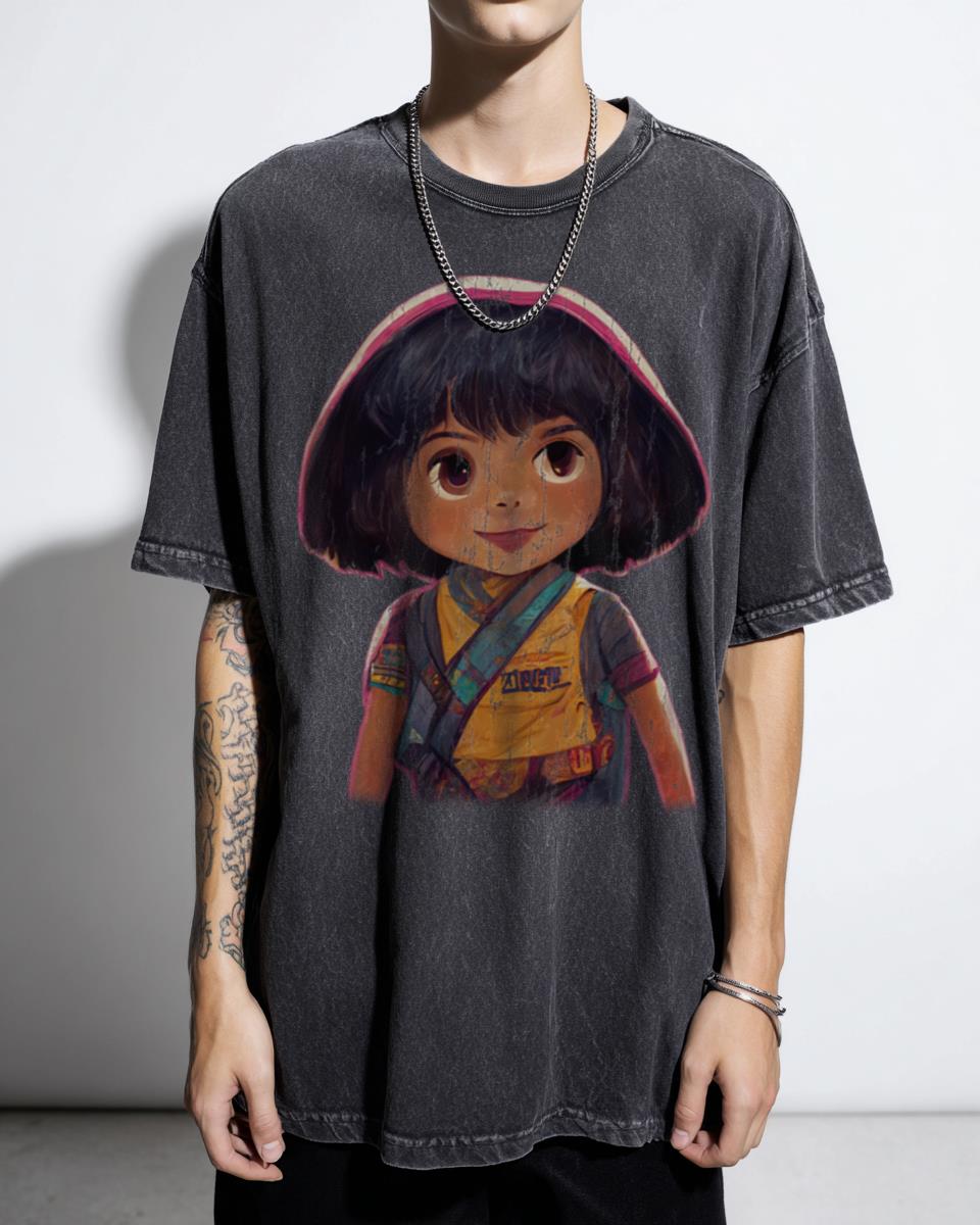 Dora The Explorer Cartoon T-Shirt - Nickelodeon Kids TV Show Fan