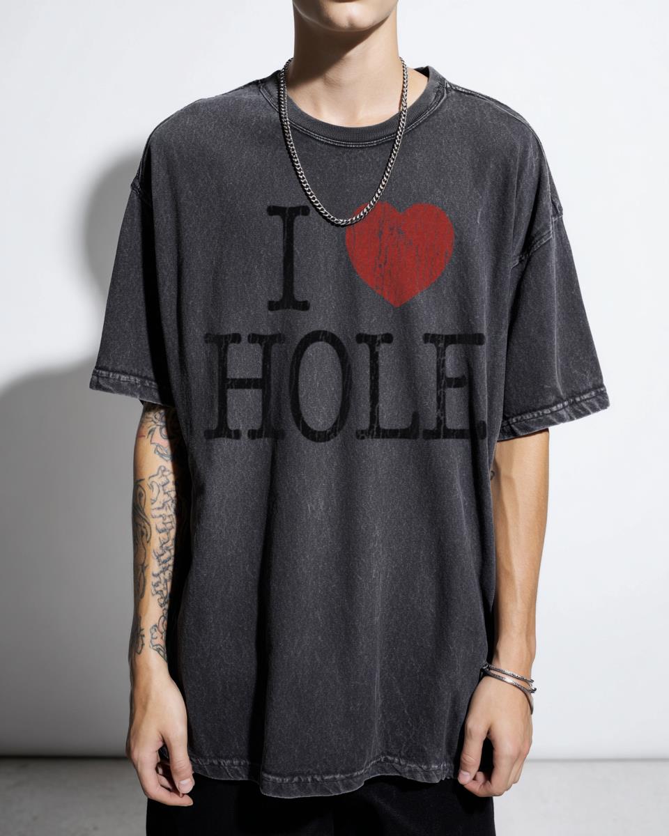 Dorohedoro 'I Heart HOLE' Caiman Anime Manga T-Shirt