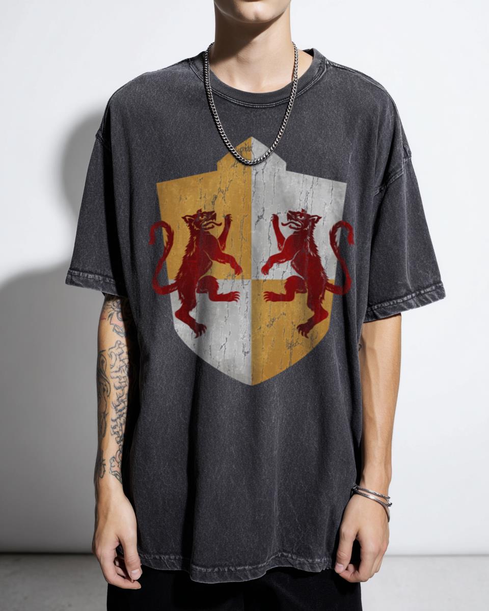 Dragon Age Ferelden Heraldry T-Shirt - Mabari Dog Lords Gaming Fan