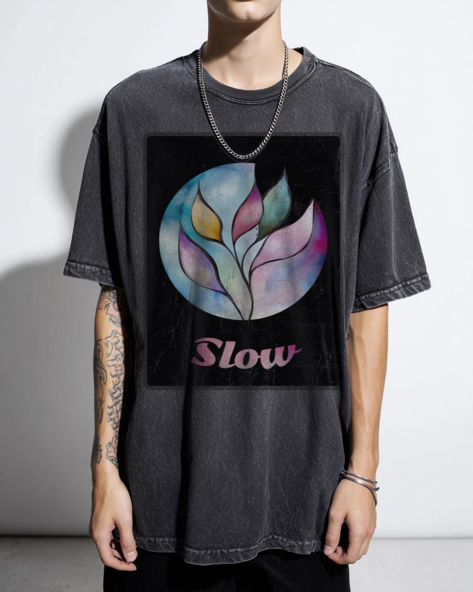 Dreamy Colorful Serene Art T-Shirt - Peaceful Calm Unrushed Aesthetic