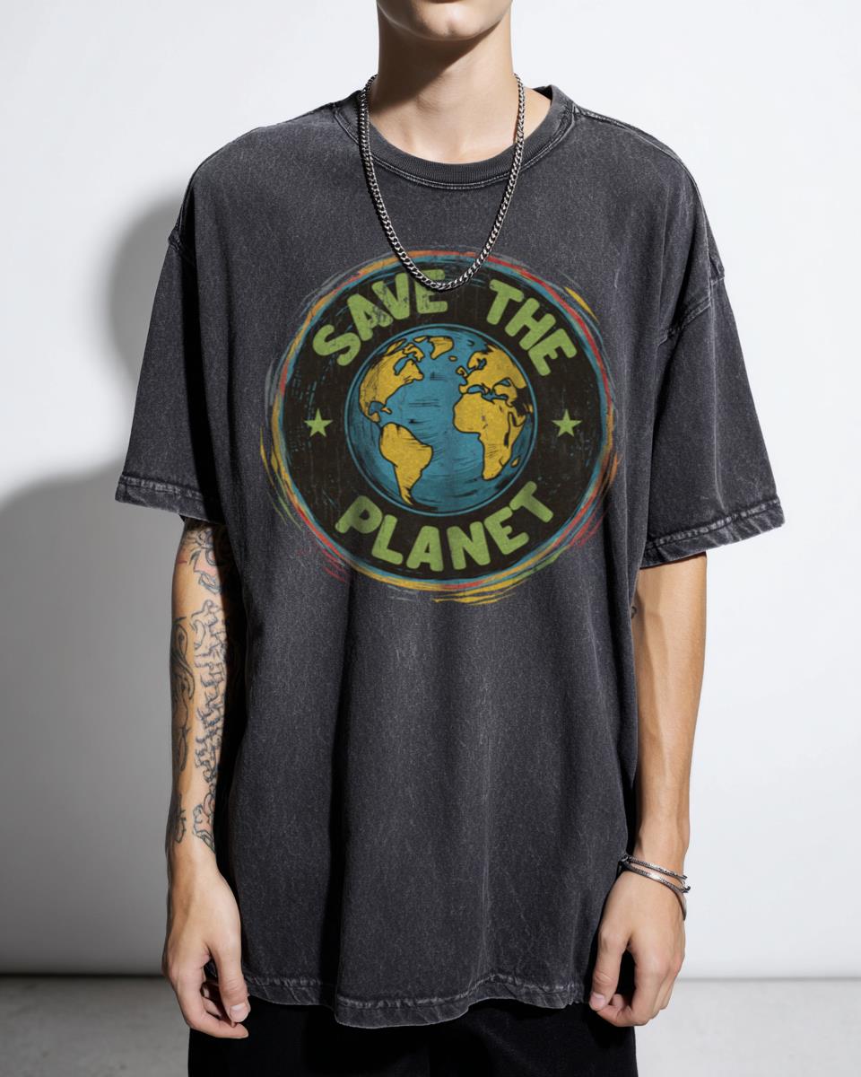 Earth Day Save The Planet Recycling T-Shirt - Environmental Mother Earth Climate Change Awareness