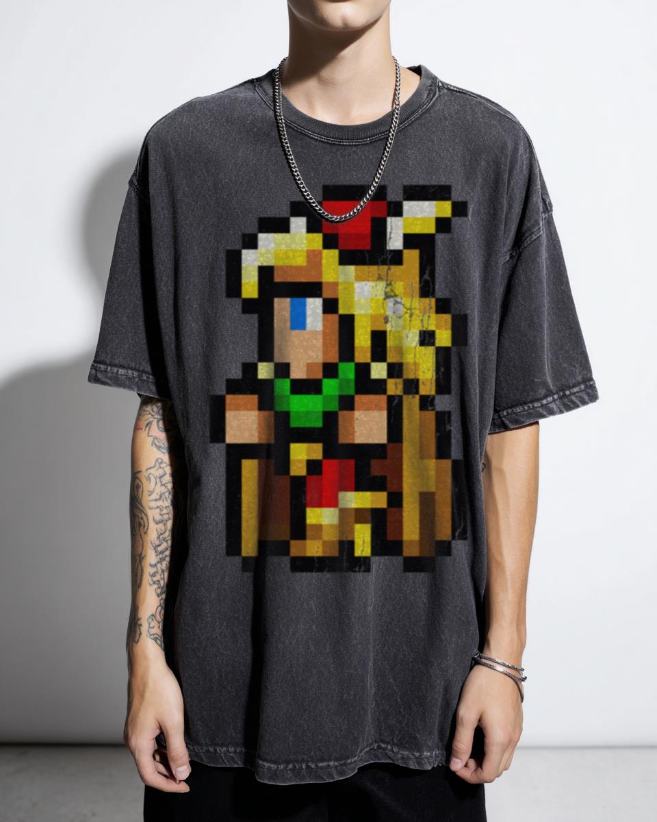 Edward Sprite Final Fantasy 4 T-Shirt - JRPG Gaming Pixel Art Unisex