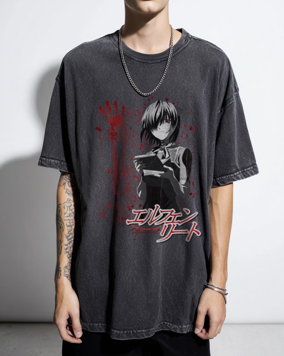 Elfen Lied Lucy Anime T-Shirt | Gore Otaku Waifu Fan Tee