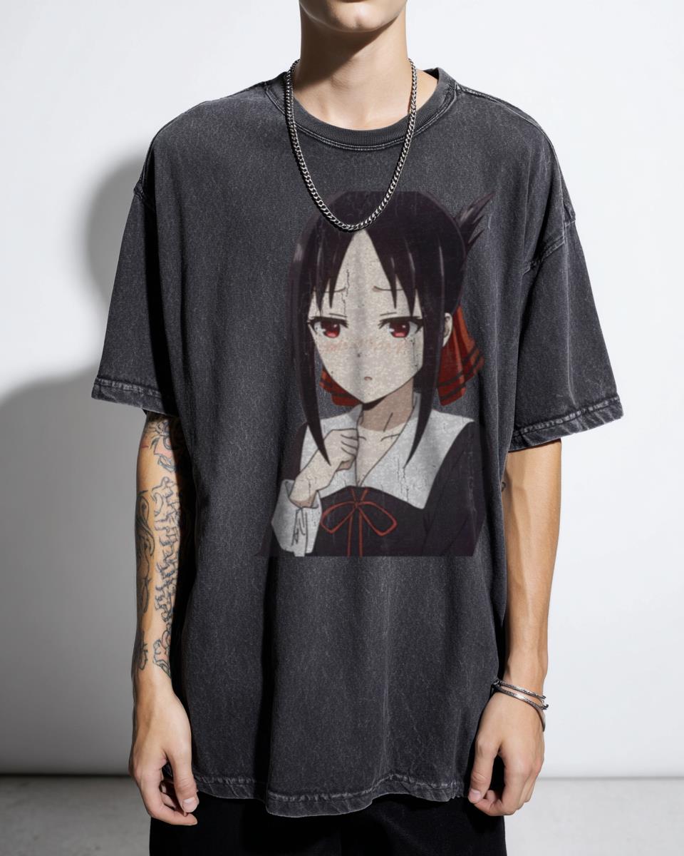 Embarrassed Kaguya Shinomiya Anime T-Shirt - Kaguya-sama: Love Is War Manga Fan Unisex