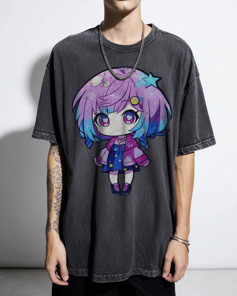Emu Otori Cute Hearts Chibi Kawaii T-Shirt - Project Sekai Vocaloid Fan