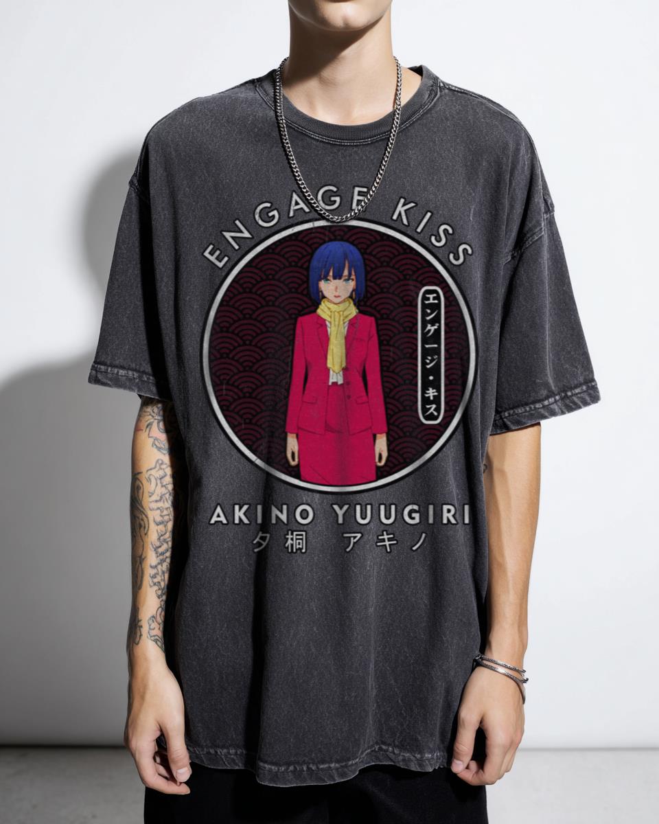 Engage Kiss Akino Yuugiri Anime Manga T-Shirt - Project Kiss Fan Art